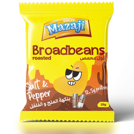 Rosted broadbeans Salt & Pepper Flavor