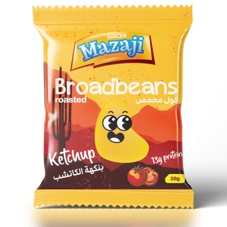 Rosted broadbeans Ketchup Flavor
