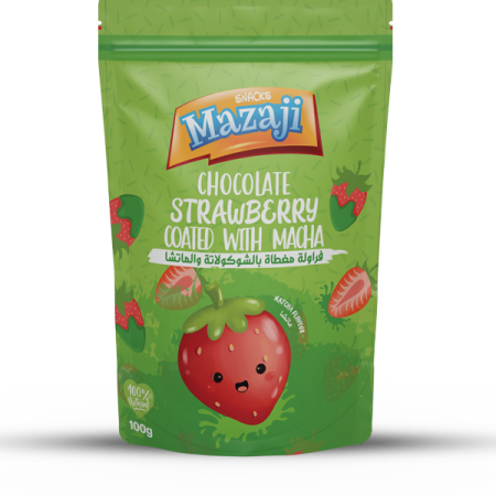 Coated Strawberry Macha