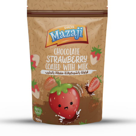 Coated strawberry Milk
