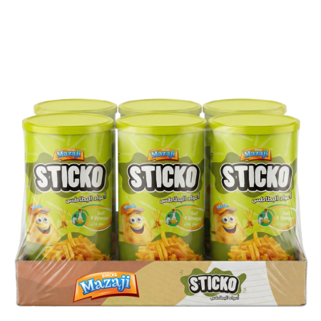 Sticko Salt and Vinegar 6 pieces